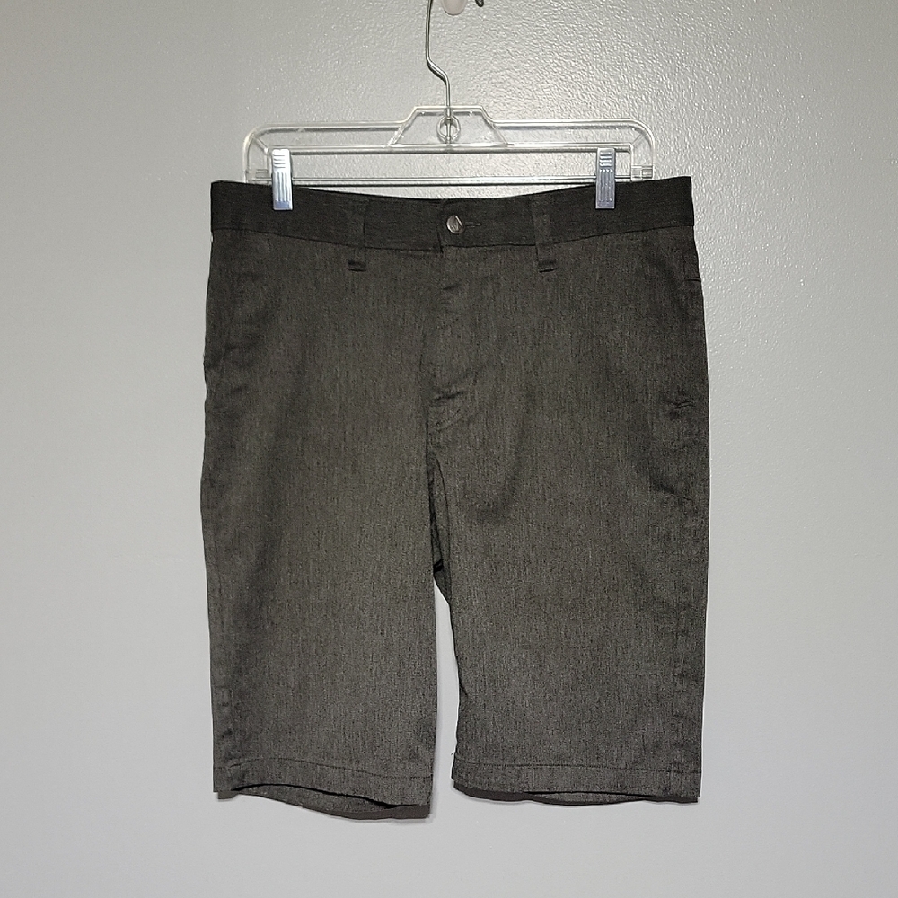Volcom Charcoal Gray Chino Mens Shorts Sz 31 Outdoor, Casual, Preppy